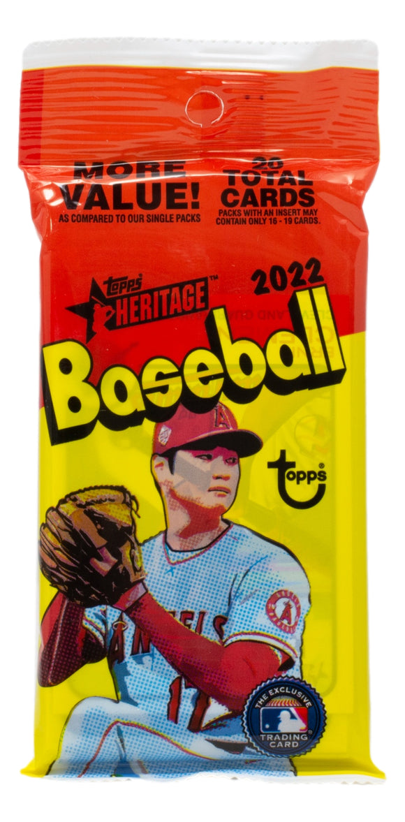2022 Topps Heritage Baseball Trading Card Value Pack