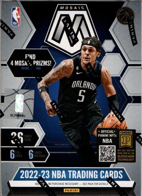 202223 Panini Mosaic NBA Basketball Trading Card Blaster Box Sports
