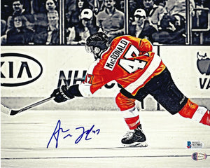 Andrew McDonald Philadelphia Flyers Signed 8x10 Spotlight Photo BAS
