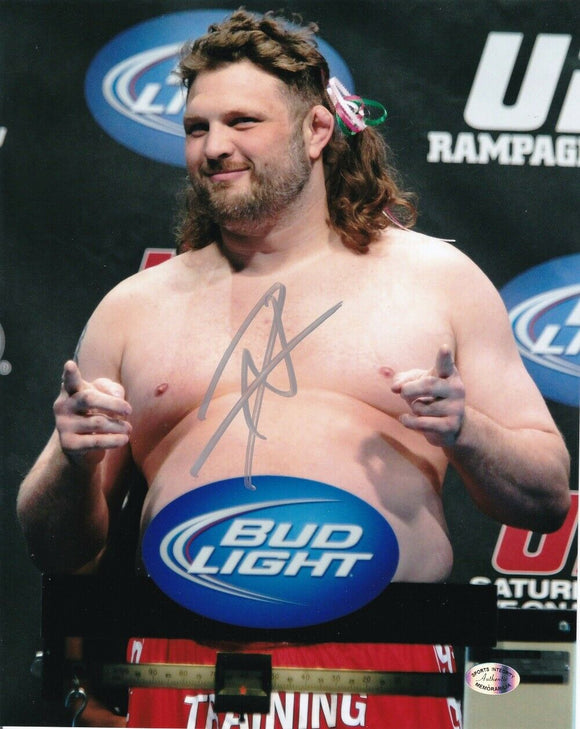 Roy Nelson Signed 8x10 UFC 130 Weigh In Photo SI