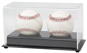 BCW Acrylic Double Baseball Display Case Sports Integrity