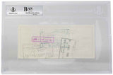 Bob Cousy Signed Boston Celtics  Bank Check #1178 BGS
