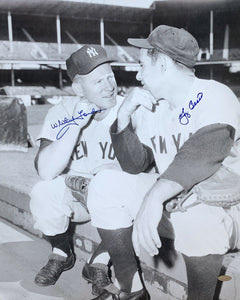 Whitey Ford and Yogi Berra Signed 16x20 New York Yankees Photo Steiner