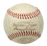 1955 New York Giants Multi Signed NL Baseball Irvin Mays+23 BAS LOA A90039 Sports Integrity