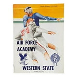 Air Force vs Western State October 13 1956 Official Game Program