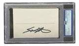 50 Cent Signed Slabbed Cut Signature PSA