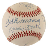500 Home Run Club (11) Signed NL Baseball Mickey Mantle Williams & More JSA LOA