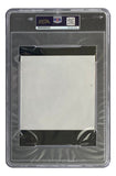 A Taylor Swift Signed Tortured Poets Department CD insert by Sports Integrity, sealed in a clear PSA case with barcode, certification label, and QR code; the insert appears blank with no visible text or image.