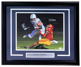 Sports Integrity Tyler Warren Signed Framed 11x14 Penn State Nittany Lions Photo vs USC (#44) limited 17/224, authenticated by JSA.