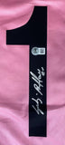 Gianluigi Buffon Signed Juventus Lotto Pink Soccer Jersey BAS