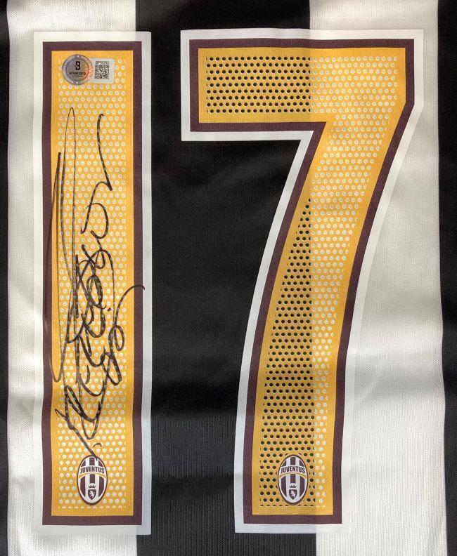 David Trezeguet Signed Juventus Nike Soccer Jersey BAS - Sports
