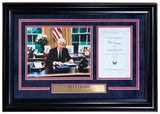 Bill Clinton Signed Framed Impeachment Letter Monica Lewinsky JSA