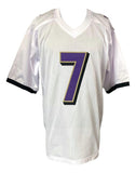 Rashod Bateman Baltimore Signed White Football Jersey BAS