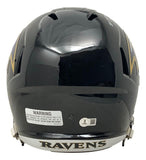 Rashod Bateman Signed Ravens Full Size Speed Replica Helmet BAS