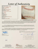 Joe DiMaggio New York Yankees Signed American League Baseball JSA ZZ11956