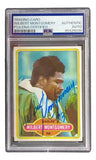 Wilbert Montgomery Signed 1980 Topps #440 Philadelphia Eagles Card by Sports Integrity, PSA/DNA certified, featuring his autograph in blue ink and presented in a secure holder.