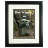 Baby Yoda The Mandalorian Framed 8x10 Cuteness Photo