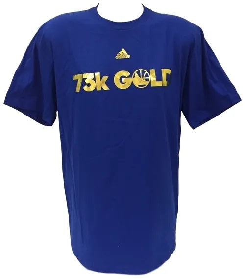 Golden State Warriors ADIDAS Men's 73K Gold T-Shirt Size Large