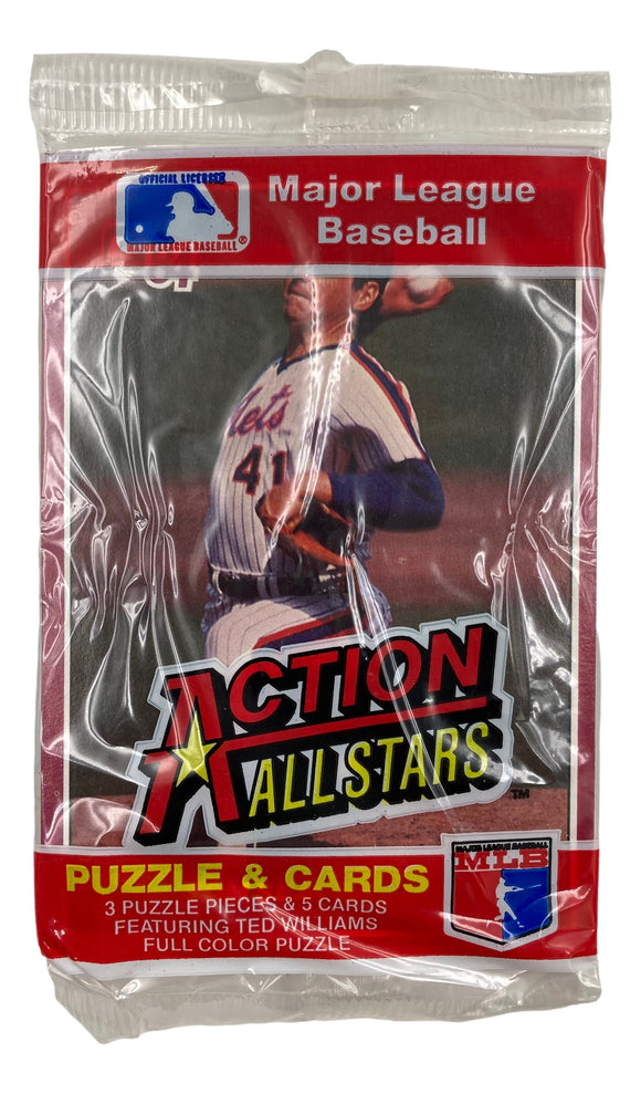 1984 Donruss Action All Stars Puzzle & Card Pack Tom Seaver Willie McGee