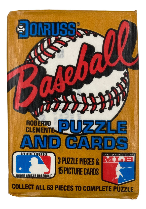1987 Donruss MLB Baseball 15 Card Wax Pack