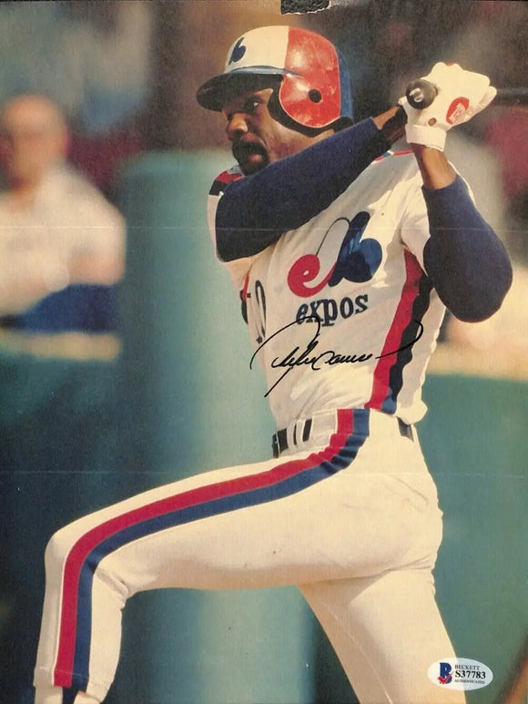 Andre Dawson Signed Montreal Expos Magazine Page BAS - Sports Integrity