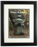 Baby Yoda The Mandalorian Framed 8x10 Cuteness Photo