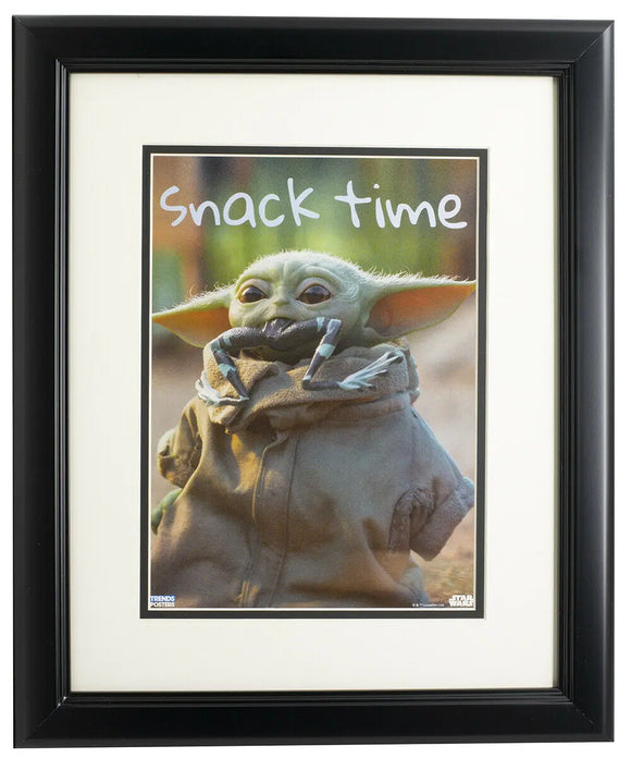 Baby Yoda The Mandalorian Framed 8x10 Snack Time Photo Sports Integrity