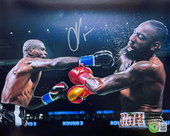 Chad Johnson Signed 8x10 Boxing Photo BAS Sports Integrity