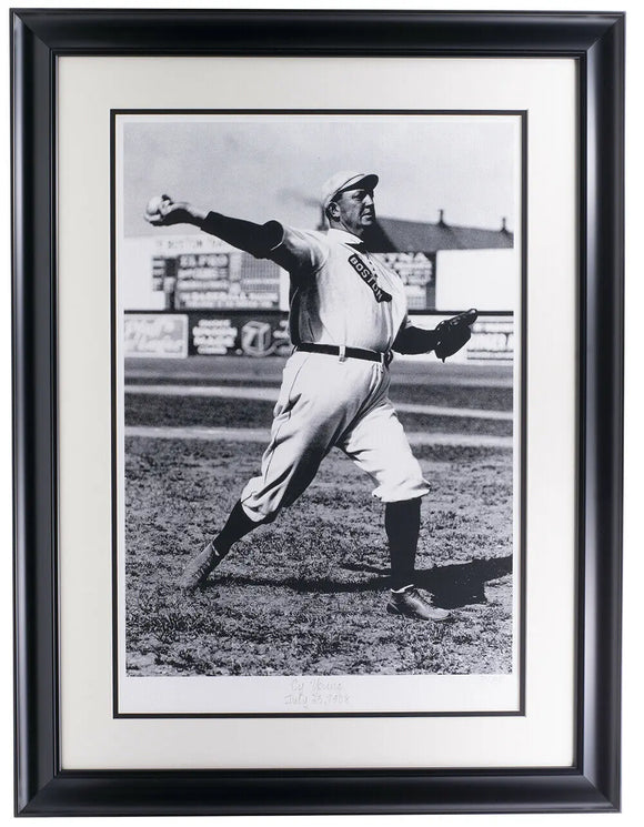 Cy Young Framed 16.5x22 Historical Photo Archive LimitedEdition Giclee Sports Integrity
