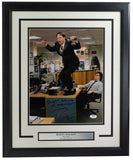 Rainn Wilson Signed Framed 11x14 on Desk Photo Dwight is Manager! PSA/DNA ITP Sports Integrity