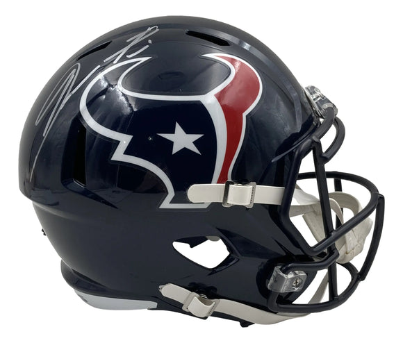 Dameon Pierce Signed Houston Texans Full Size Speed Replica Helmet Fanatics Sports Integrity