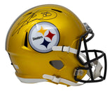 Hines Ward Signed Pittsburgh Steelers Full Size Speed Replica Flash Helmet BAS Sports Integrity