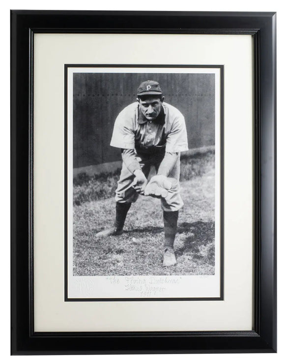 Honus Wagner Framed 17x22 The Flying Dutchman Historical Photo Archive LE Giclee Sports Integrity