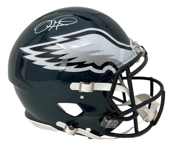 Jalen Hurts Signed Eagles Full Size Speed Authentic Helmet BAS ITP+Hurts Holo Sports Integrity