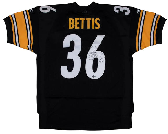 Jerome Bettis Signed Pittsburgh Steelers Authentic Reebok Jersey The Bus BAS Sports Integrity