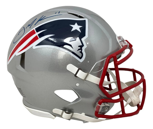 Julian Edelman Signed New England Patriots FS Authentic Speed Helmet JSA Sports Integrity