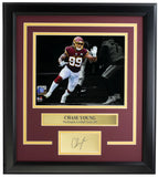 Chase Young Framed Washington Football Team 8x10 Photo w/ Laser Signature Sports Integrity