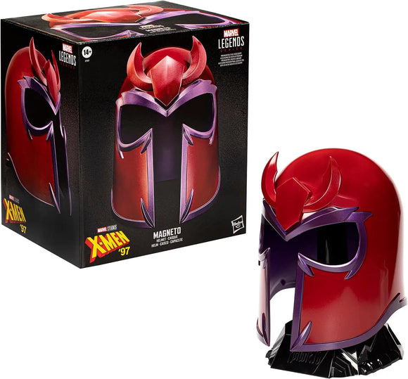 Marvel Legends Series X-Men 1997 Magneto Premium Roleplay Full Size Helmet Sports Integrity