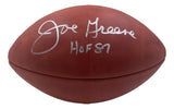 Mean Joe Greene Steelers Signed Wilson Super Bowl IX Duke Football HOF 87 BAS