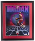 Michael Jordan Framed Bulls Out of This World 16x20 Basketball Photo Sports Integrity