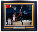 Michael Porter Jr. Signed Framed 16x20 Denver Nuggets Dunk Photo JSA ITP Sports Integrity