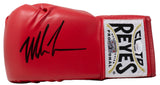 Mike Tyson Signed Left Hand Red Cleto Reyes Boxing Glove JSA ITP