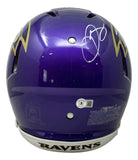 Odell Beckham Jr Signed Baltimore Ravens FS Flash Authentic Speed Helmet BAS Sports Integrity