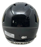 Odell Beckham Jr Signed Baltimore Ravens Full Size Replica Speed Helmet BAS Sports Integrity