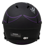 Purple People Eaters Signed Minnesota Vikings Speed Replica Eclipse Helmet BAS Sports Integrity