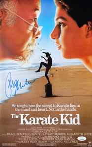 Ralph Macchio Signed 11x17 The Karate Kid poster Photo JSA Sports Integrity