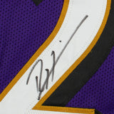 Ray Lewis Signed Purple Pro Style Football Jersey BAS Sports Integrity