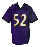 Ray Lewis Signed Purple Pro Style Football Jersey BAS Sports Integrity