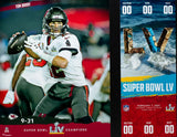 Tom Brady 12x15 Tampa Bay Buccaneers Plaque w/ Replica Super Bowl Ticket Sports Integrity