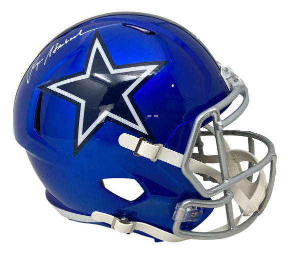 Roger Staubach Signed Dallas Cowboys Full Size Flash Replica Speed Helmet BAS Sports Integrity